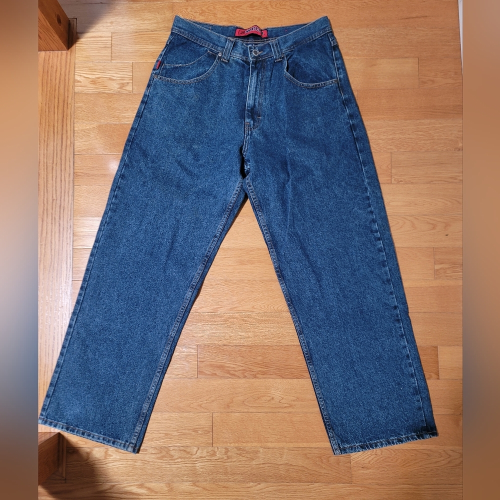 Mecca Mens Relaxed Jeans Classic Denim